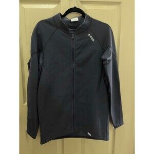 NRS HydroSkin 0.5 Jacket Mens Sz XXL Gray Full Zip Neoprene Wetsuit Paddling Top